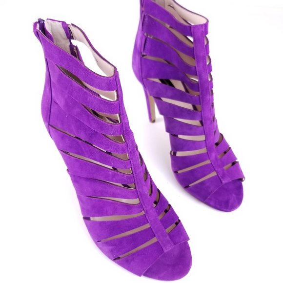 INC Romeyo Caged Peep Toe Heels Size 8.5 B175 - Picture 5 of 5